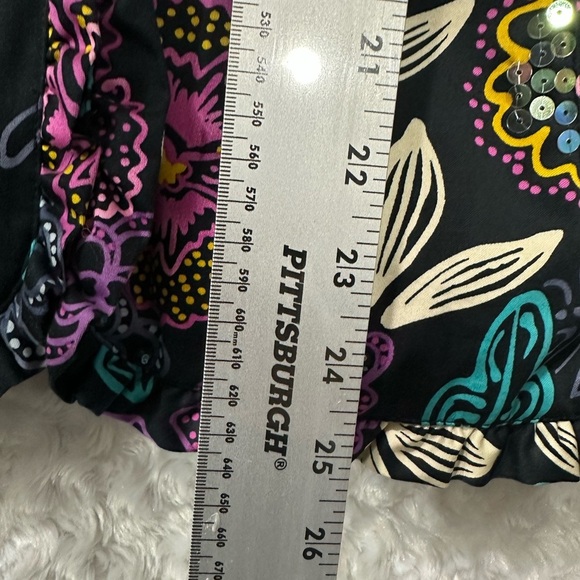 REDD Jeans Women's Sequin Multi Color Floral Print Jacket Blazer - Picture 8 of 11